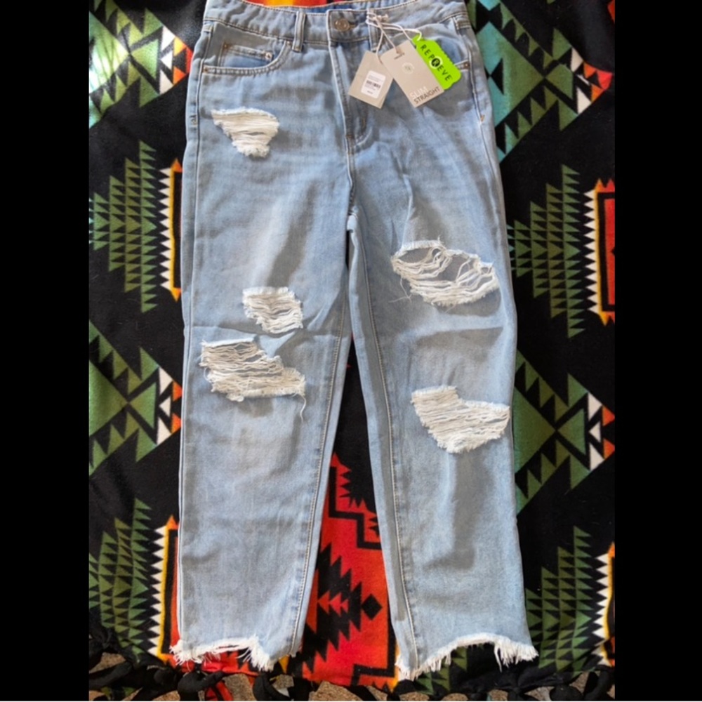 NWT FOREVER 21 Wide leg blue jeans💙😍❤️‍🔥